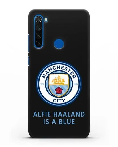 Чехол с логотипом Manchester City силиконовый для Xiaomi Redmi Note 8
