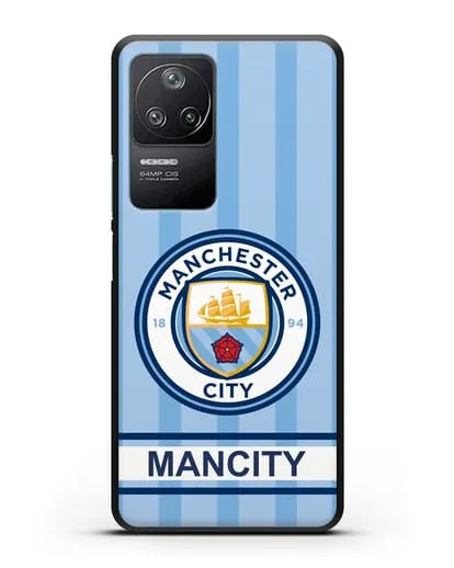 Чехол Манчестер Сити с надписью ManCity силиконовый для Xiaomi Poco F4