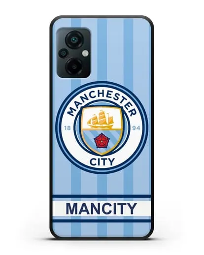 Чехол Манчестер Сити с надписью ManCity силиконовый для Xiaomi Poco M5