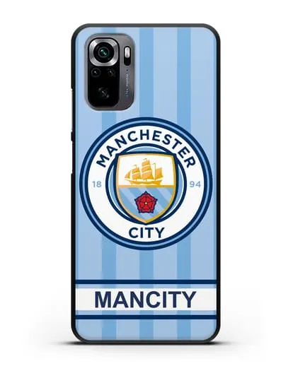 Чехол Манчестер Сити с надписью ManCity силиконовый для Xiaomi Poco M5s