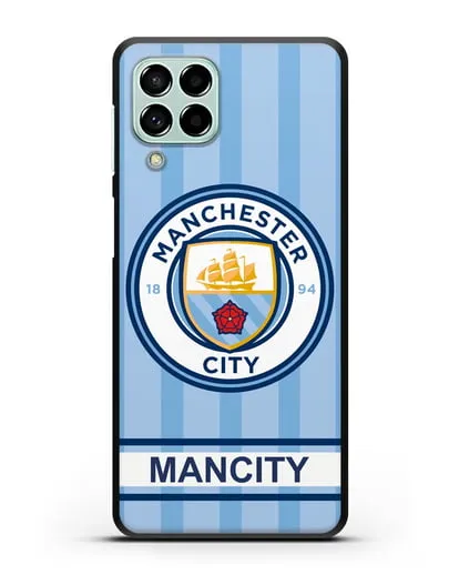 Чехол Манчестер Сити с надписью ManCity силиконовый для Samsung Galaxy M53 [SM-M536]