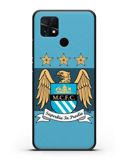 Чехол с эмблемой Manchester City силиконовый для Xiaomi Poco C40