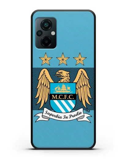 Чехол с эмблемой Manchester City силиконовый для Xiaomi Poco M5