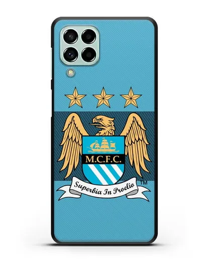 Чехол с эмблемой Manchester City силиконовый для Samsung Galaxy M53 [SM-M536]