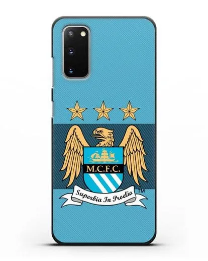 Чехол с эмблемой Manchester City силиконовый для Samsung Galaxy S20 [SM-G980F]