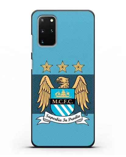 Чехол с эмблемой Manchester City силиконовый для Samsung Galaxy S20 Plus [SM-G985F]