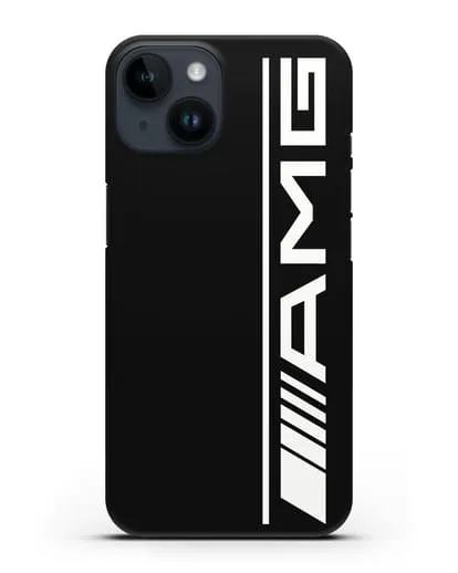 Чехол с логотипом AMG силиконовый для iPhone 14