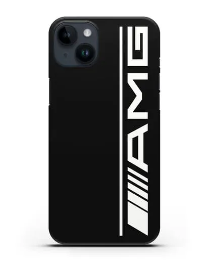 Чехол с логотипом AMG силиконовый для iPhone 14 Plus