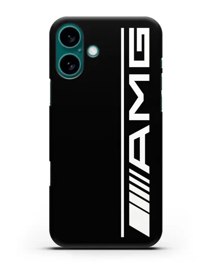 Чехол с логотипом AMG силиконовый для iPhone 16 Plus