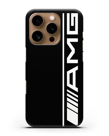 Чехол с логотипом AMG силиконовый для iPhone 16 Pro