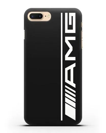 Чехол с логотипом AMG силиконовый для iPhone 8 Plus