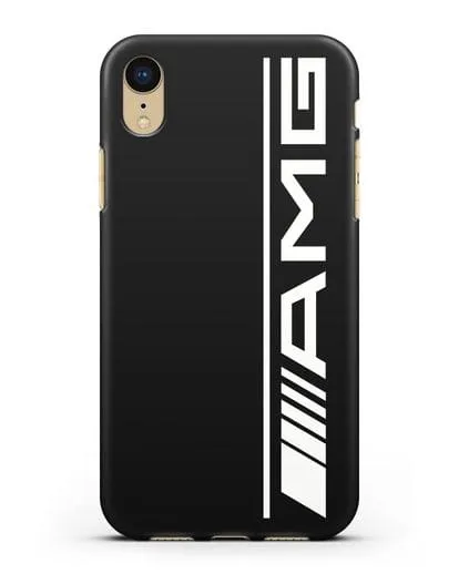 Чехол с логотипом AMG силиконовый для iPhone XR