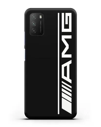 Чехол с логотипом AMG силиконовый для Xiaomi Poco M3