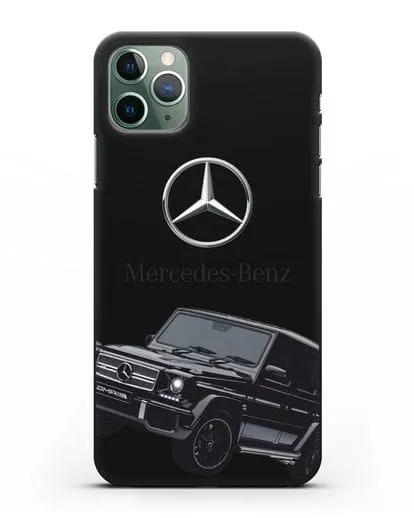 Чехол с картинкой Мерседес Гелендваген силиконовый для iPhone 11 Pro Max