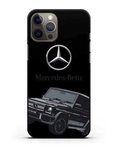 Чехол с картинкой Мерседес Гелендваген силиконовый для iPhone 12 Pro Max