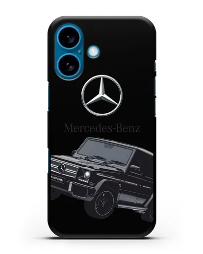 Чехол с картинкой Мерседес Гелендваген силиконовый для iPhone 16