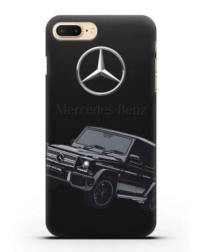 Чехол с картинкой Мерседес Гелендваген силиконовый для iPhone 8 Plus