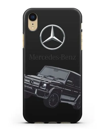 Чехол с картинкой Мерседес Гелендваген силиконовый для iPhone XR