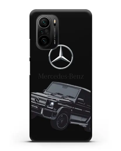 Чехол с картинкой Мерседес Гелендваген силиконовый для Xiaomi Poco F3 Pro