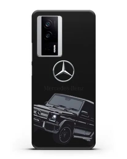 Чехол с картинкой Мерседес Гелендваген силиконовый для Xiaomi Poco F5 Pro