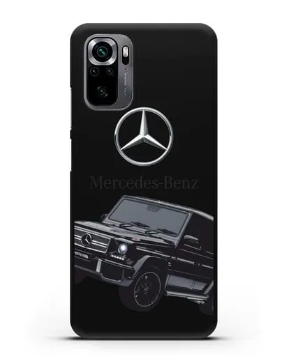 Чехол с картинкой Мерседес Гелендваген силиконовый для Xiaomi Poco M5s