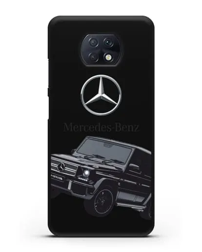 Чехол с картинкой Мерседес Гелендваген силиконовый для Xiaomi Redmi Note 9T