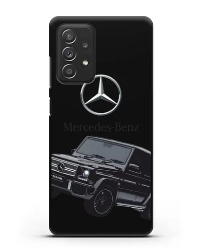 Чехол с картинкой Мерседес Гелендваген силиконовый для Samsung Galaxy A53