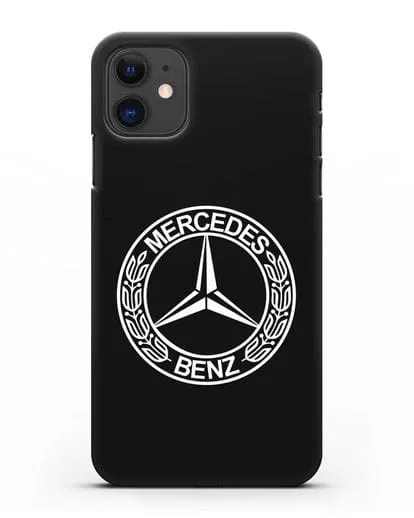 Чехол с логотипом Mercedes Benz силиконовый для iPhone 11