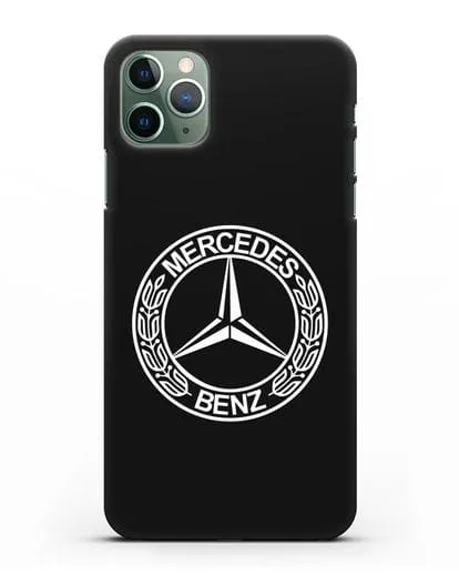 Чехол с логотипом Mercedes Benz силиконовый для iPhone 11 Pro Max