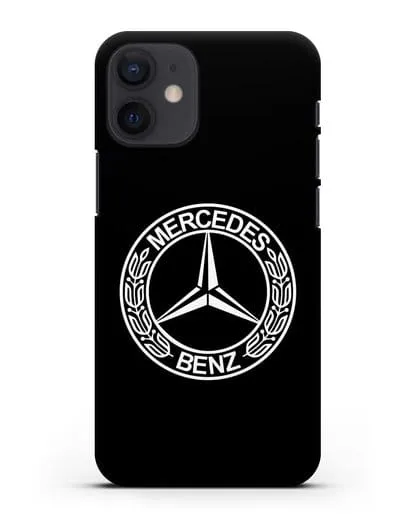 Чехол с логотипом Mercedes Benz силиконовый для iPhone 12 mini