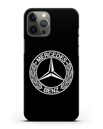 Чехол с логотипом Mercedes Benz силиконовый для iPhone 12 Pro Max