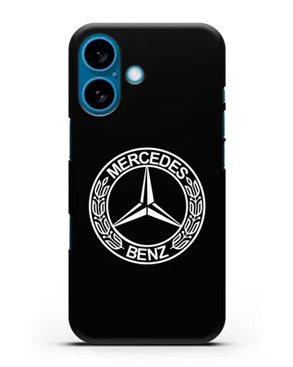 Чехол с логотипом Mercedes Benz силиконовый для iPhone 16