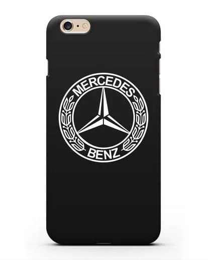 Чехол с логотипом Mercedes Benz силиконовый для iPhone 6 Plus