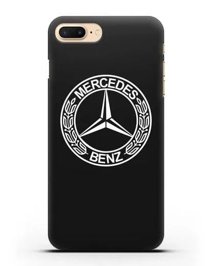 Чехол с логотипом Mercedes Benz силиконовый для iPhone 7 Plus