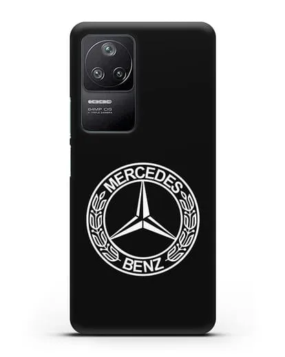 Чехол с логотипом Mercedes Benz силиконовый для Xiaomi Poco F4
