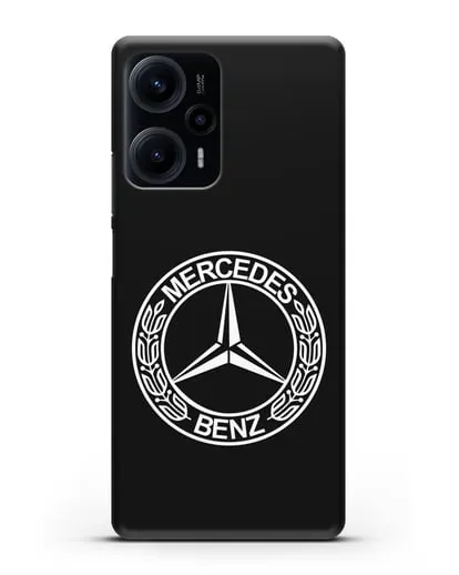 Чехол с логотипом Mercedes Benz силиконовый для Xiaomi Poco F5