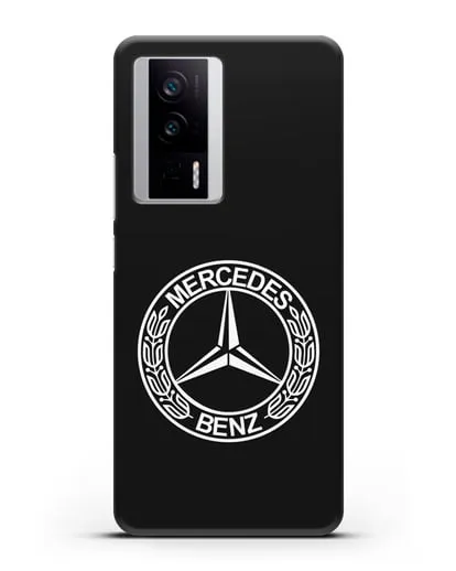 Чехол с логотипом Mercedes Benz силиконовый для Xiaomi Poco F5 Pro