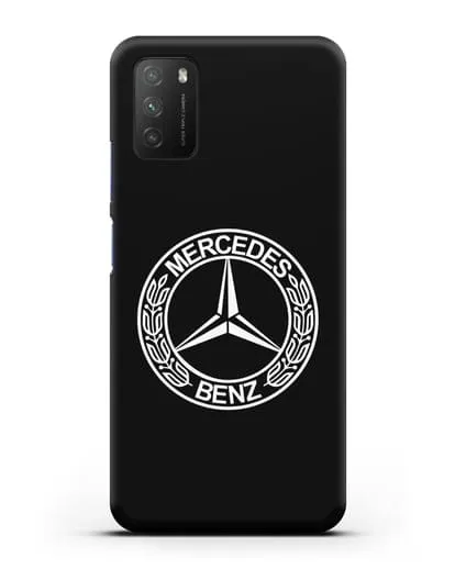 Чехол с логотипом Mercedes Benz силиконовый для Xiaomi Poco M3