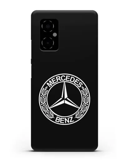 Чехол с логотипом Mercedes Benz силиконовый для Xiaomi Poco M4 5G