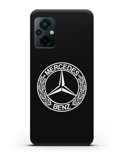 Чехол с логотипом Mercedes Benz силиконовый для Xiaomi Poco M5