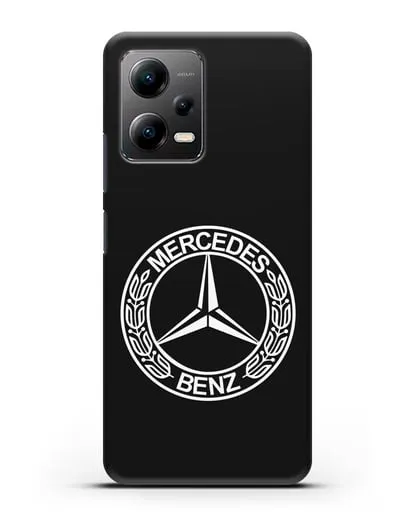 Чехол с логотипом Mercedes Benz силиконовый для Xiaomi Poco X5