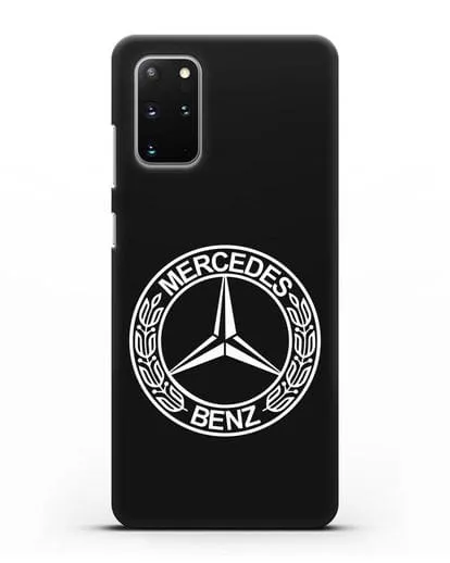 Чехол с логотипом Mercedes Benz силиконовый для Samsung Galaxy S20 Plus [SM-G985F]