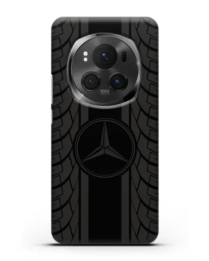 Чехол с логотипом Мерседес Бенц силиконовый для Honor Magic 6 Pro