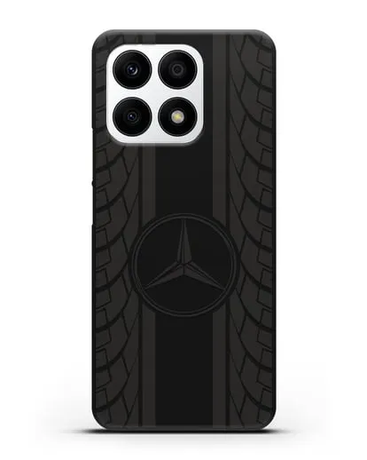 Чехол с логотипом Мерседес Бенц силиконовый для Honor X8a