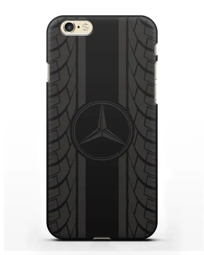 Чехол с логотипом Мерседес Бенц силиконовый для iPhone 6s
