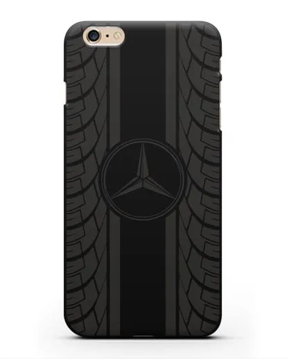 Чехол с логотипом Мерседес Бенц силиконовый для iPhone 6 Plus