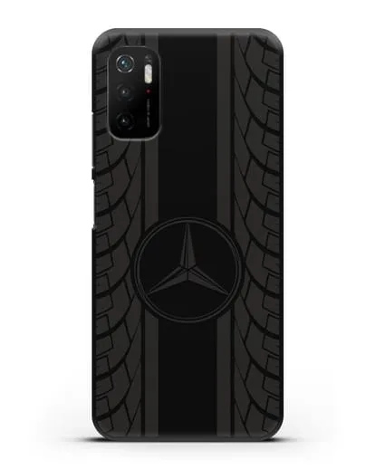 Чехол с логотипом Мерседес Бенц силиконовый для Xiaomi Poco M3 Pro