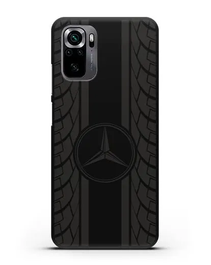 Чехол с логотипом Мерседес Бенц силиконовый для Xiaomi Poco M5s