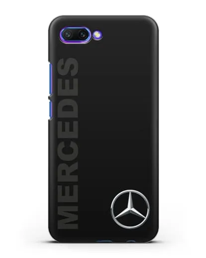 Чехол с надписью Mercedes и логотипом силиконовый для Honor 10