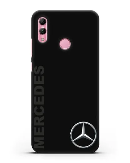 Чехол с надписью Mercedes и логотипом силиконовый для Honor 10 Lite